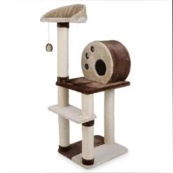 Kerbl Kratzbaum PLANET X Braun/beige, 50 X 40 X 127 Cm -Haustierprodukte 4018653844618 2