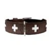 Hunter Halsband Swiss Nickel Braun/Schwarz