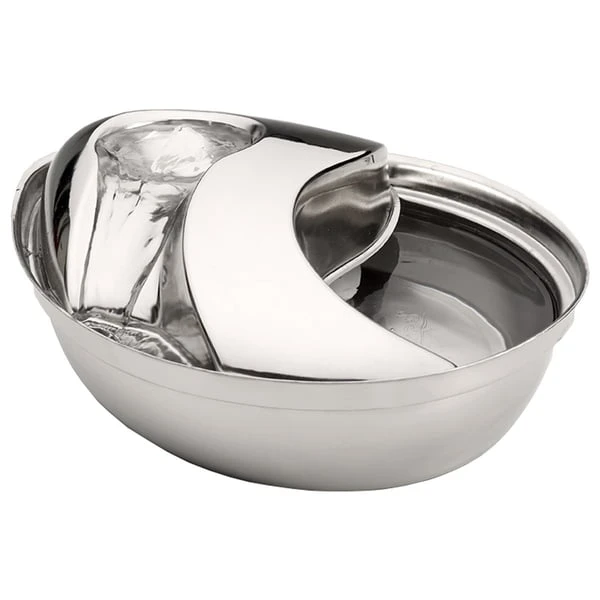 Pioneer Pet Edelstahl Trinkbrunnen Rain Drop Style 2,8 L 3 Pioneer Pet Edelstahl Trinkbrunnen Rain Drop Style 2,8 L