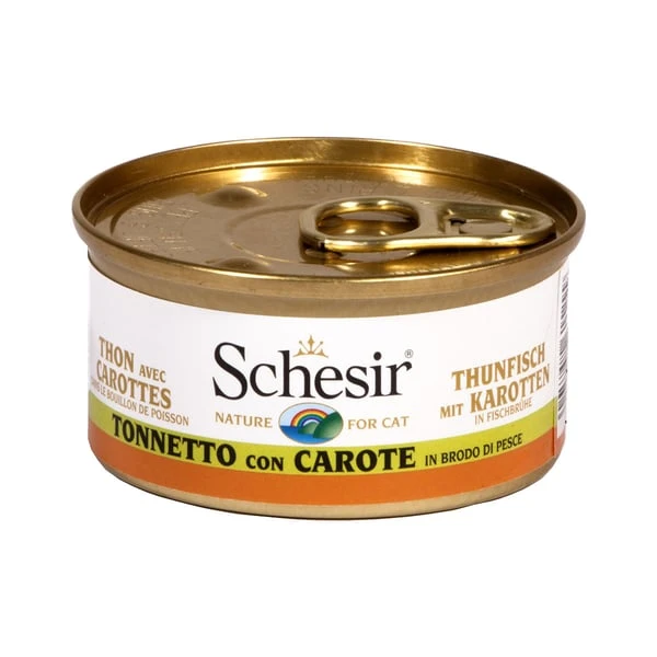 Schesir Cat Brühe Thunfisch & Karotten 3 Schesir Cat Brühe Thunfisch & Karotten