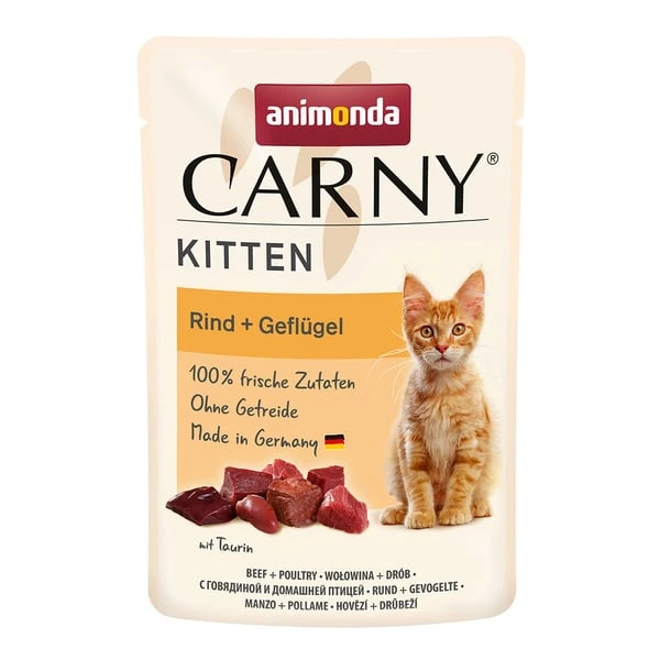 Animonda Carny Kitten Rind + Geflügel 3 Animonda Carny Kitten Rind + Geflügel