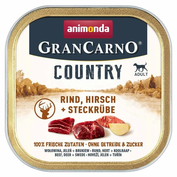 Animonda GranCarno Country Rind, Hirsch + Steckrübe 3 Animonda GranCarno Country Rind, Hirsch + Steckrübe