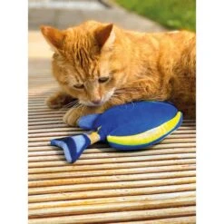 Aumüller Katzenspielkissen Zappel-Doktorfisch -Haustierprodukte aumueller zappelfisch doktorfisch 2