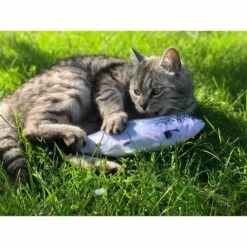 Aumüller Katzenspielkissen Zappel-Forelle 7 Aumüller Katzenspielkissen Zappel-Forelle -Haustierprodukte aumueller zappelfisch forelle 2