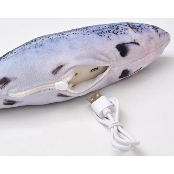 Aumüller Katzenspielkissen Zappel-Forelle 4 Aumüller Katzenspielkissen Zappel-Forelle – Bild 2