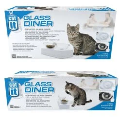 Catit Doppelnapf Glass Diner 11 Catit Doppelnapf Glass Diner -Haustierprodukte catit glas diner verpackung52554f7ec7ebc