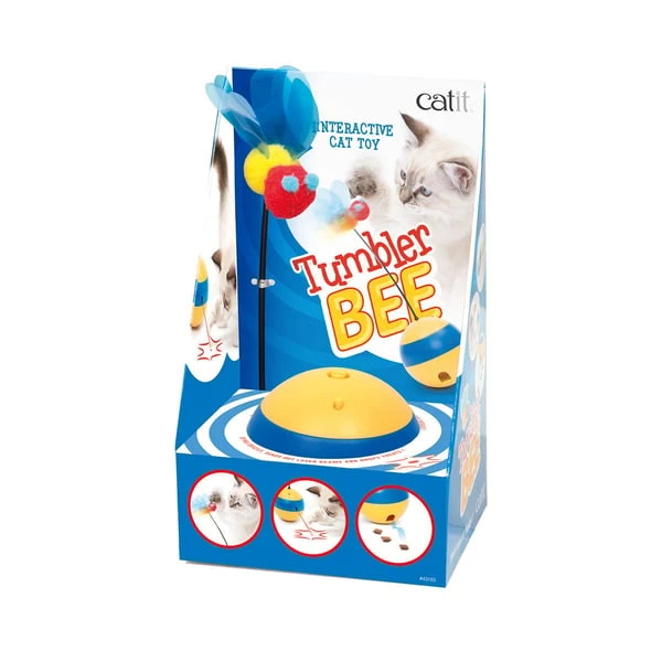 Catit Play Tumbler Bee Laser-Spielzeug 6 Catit Play Tumbler Bee Laser-Spielzeug – Bild 4