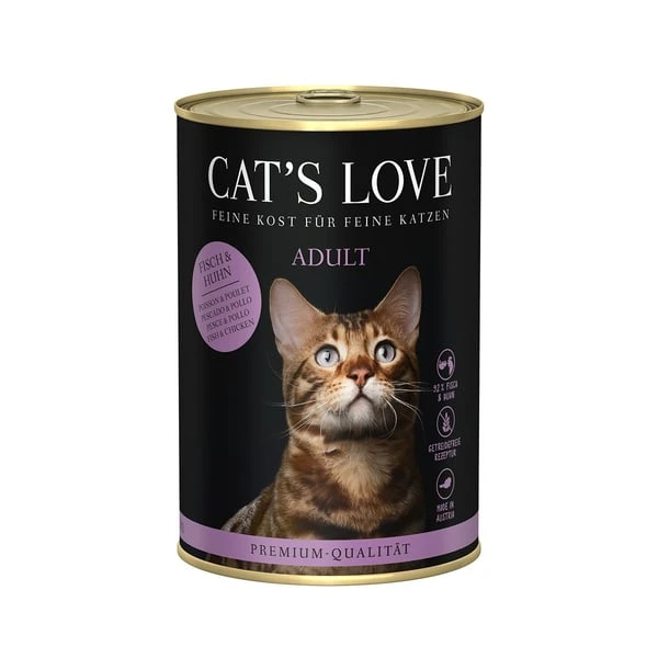 Cat´s Love Fisch & Huhn Pur 3 Cat´s Love Fisch & Huhn Pur