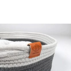 D&D Home - Korb Tailor - Ø 35 Cm 8 D&D Home - Korb Tailor - Ø 35 Cm -Haustierprodukte d d home korb tailor grau mit weiss o 35 cm 3