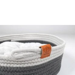 D&D Home - Korb Tailor - Ø 35 Cm 9 D&D Home - Korb Tailor - Ø 35 Cm -Haustierprodukte d d home korb tailor grau mit weiss o 35 cm 4