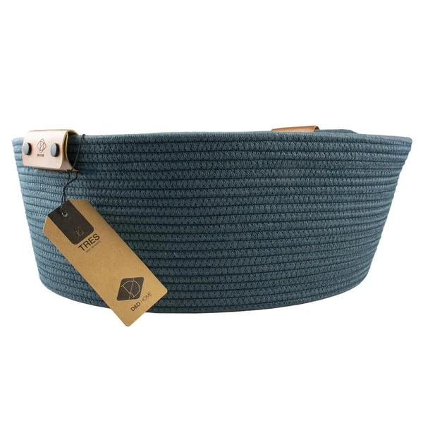 D&D HOME Korb TRES Petrol 4 D&D HOME Korb TRES Petrol – Bild 2