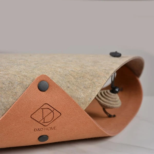 D&D Home Spieltunnel Lobke Sand/rost 57x57x20cm 4 D&D Home Spieltunnel Lobke Sand/rost 57x57x20cm – Bild 2