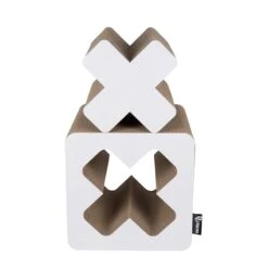 District 70 Kratzpappe Treasure Weiß -Haustierprodukte district 70 kratzpappe treasure weiss 3