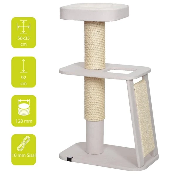 Ebi Kratzbaum Miyato Weiß 4 Ebi Kratzbaum Miyato Weiß – Bild 2