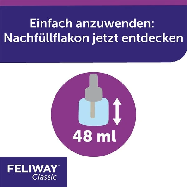 Feliway Classic Verdampfer 1 Monats-Nachfüllflakon 48ml 5 Feliway Classic Verdampfer 1 Monats-Nachfüllflakon 48ml – Bild 3