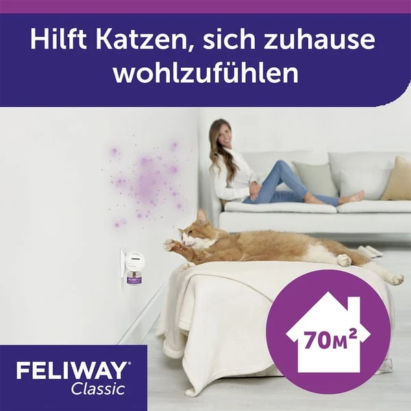 Feliway Classic Verdampfer Happy Home Start-Set 48ml 3 Feliway Classic Verdampfer Happy Home Start-Set 48ml – Bild 2