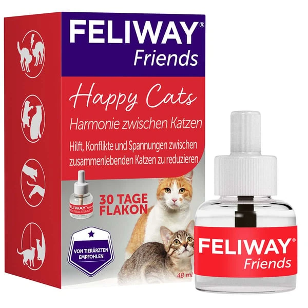 Feliway Friends 30-Tage Nachfüllflakon 48ml 3 Feliway Friends 30-Tage Nachfüllflakon 48ml