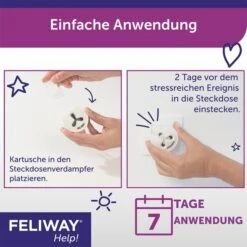 FELIWAY Help! Start-Set, Verdampfer + 1 Kartusche Für 7 Tage 13 FELIWAY Help! Start-Set, Verdampfer + 1 Kartusche Für 7 Tage -Haustierprodukte feliway help start set verdampfer plus 1 kartusche fur 7 tage 5