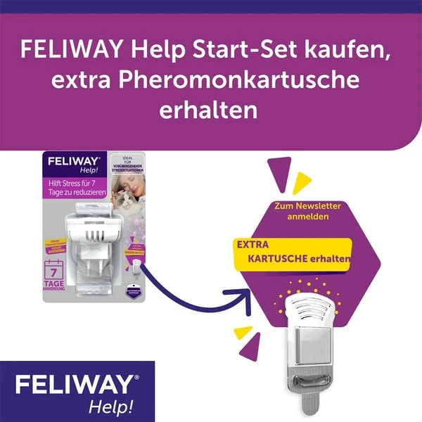 FELIWAY Help! Start-Set, Verdampfer + 1 Kartusche Für 7 Tage 8 FELIWAY Help! Start-Set, Verdampfer + 1 Kartusche Für 7 Tage – Bild 6