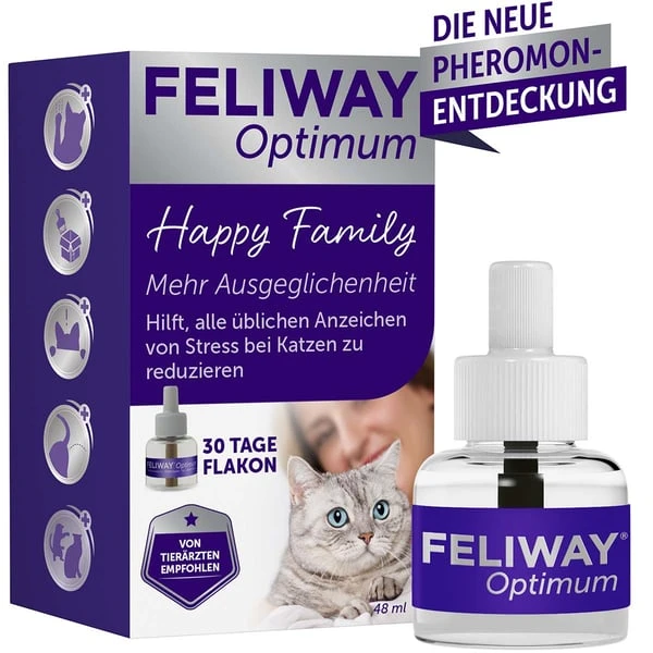 Feliway® Optimum 30-Tage Nachfüllflakon 48 Ml 3 Feliway® Optimum 30-Tage Nachfüllflakon 48 Ml