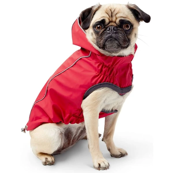 GF Pet Elastofit Regenmantel Rot 3 GF Pet Elastofit Regenmantel Rot