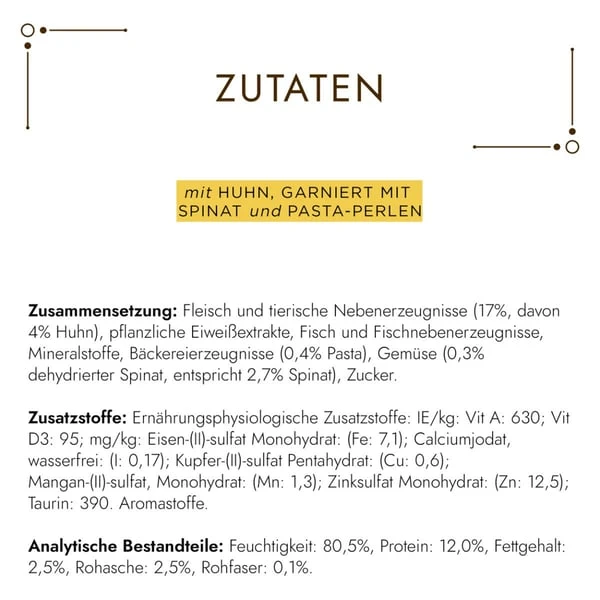 GOURMET A La Carte Mit Huhn, Spinat Und Pasta-Perlen 6 GOURMET A La Carte Mit Huhn, Spinat Und Pasta-Perlen – Bild 4