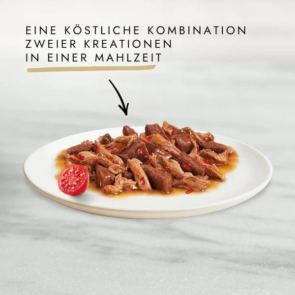 GOURMET Gold Délicatesse En Sauce Mit Rind Und Huhn 4 GOURMET Gold Délicatesse En Sauce Mit Rind Und Huhn – Bild 2