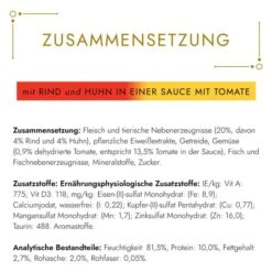 GOURMET Gold Délicatesse En Sauce Mit Rind Und Huhn 11 GOURMET Gold Délicatesse En Sauce Mit Rind Und Huhn -Haustierprodukte gourmet gold delicatesse en sauce rind und huhn 5