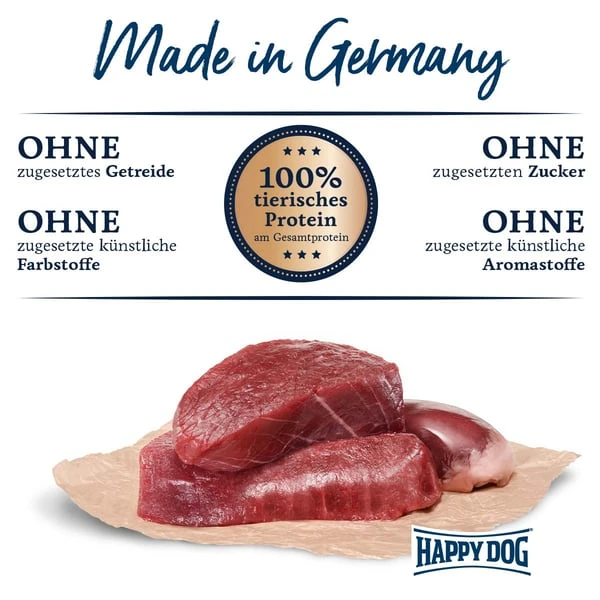Happy Dog Sensible Pure Africa (Strauß) 12x400g 4 Happy Dog Sensible Pure Africa (Strauß) 12x400g – Bild 2