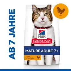 Hill's Science Plan Katze Mature Adult 7+ Huhn -Haustierprodukte hills sience plan katze mature 7 huhn web 2