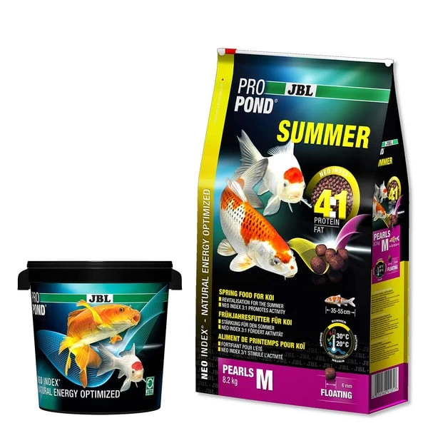 JBL PROPOND Summer M 8,2 Kg + Futtertonne Gratis 3 JBL PROPOND Summer M 8,2 Kg + Futtertonne Gratis