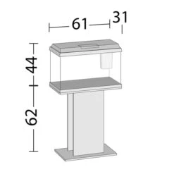 Juwel Aquarium Primo 70 Weiß -Haustierprodukte juwel primo 70 schwarz weiss verpackung masse58933bae3953b