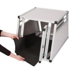 Kerbl Alu-Transportbox Eintürig -Haustierprodukte kerbl alu transportbox einturig 5