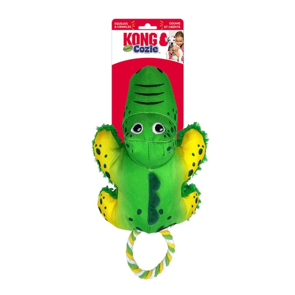 KONG Cozie Tuggz Alligator 3 KONG Cozie Tuggz Alligator