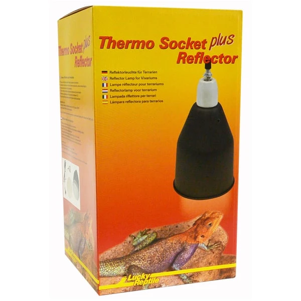 Lucky Reptile Thermo Socket + Reflector Schwarz 4 Lucky Reptile Thermo Socket + Reflector Schwarz – Bild 2