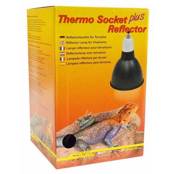 Lucky Reptile Thermo Socket + Reflector Schwarz 3 Lucky Reptile Thermo Socket + Reflector Schwarz