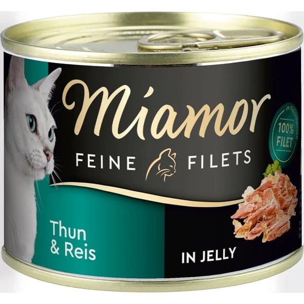 Miamor Katzen-Nassfutter Feine Filets In Jelly Thunfisch Und Reis 3 Miamor Katzen-Nassfutter Feine Filets In Jelly Thunfisch Und Reis