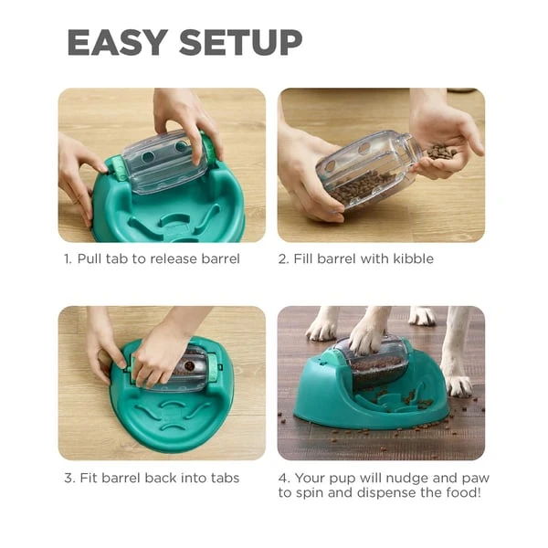 Nina Ottosson Dog Spin N'Eat Intelligenzspielzeug 6 Nina Ottosson Dog Spin N'Eat Intelligenzspielzeug – Bild 4