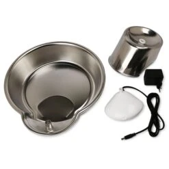 Pioneer Pet Edelstahl Trinkbrunnen Big Max Style 3,8 L -Haustierprodukte pioneer pet edelstahl trinkbrunnen big max style 3 8 l 1