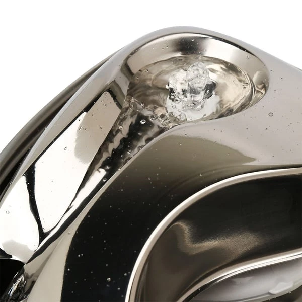 Pioneer Pet Edelstahl Trinkbrunnen Rain Drop Style 2,8 L 4 Pioneer Pet Edelstahl Trinkbrunnen Rain Drop Style 2,8 L – Bild 2