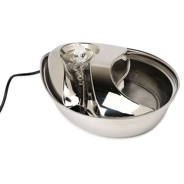 Pioneer Pet Edelstahl Trinkbrunnen Rain Drop Style 2,8 L 9 Pioneer Pet Edelstahl Trinkbrunnen Rain Drop Style 2,8 L – Bild 7