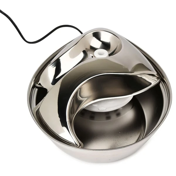 Pioneer Pet Edelstahl Trinkbrunnen Rain Drop Style 2,8 L 6 Pioneer Pet Edelstahl Trinkbrunnen Rain Drop Style 2,8 L – Bild 4