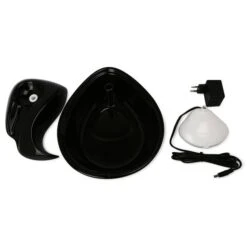 Pioneer Pet Keramik Trinkbrunnen Rain Drop Style 1,8 L Schwarz -Haustierprodukte pioneer pet keramik trinkbrunnen rain drop style 1 8 l schwarz 1