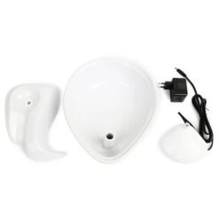 Pioneer Pet Keramik Trinkbrunnen Rain Drop Style 1,8 L Weiß -Haustierprodukte pioneer pet keramik trinkbrunnen rain drop style 1 8 l weiss 1