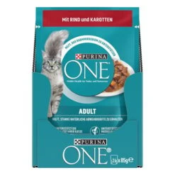 PURINA ONE Adult In Sauce Rind 26x85g -Haustierprodukte purina one adult in sauce rind 26x85g 9