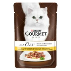 GOURMET A La Carte Mit Huhn, Spinat Und Pasta-Perlen 8 GOURMET A La Carte Mit Huhn, Spinat Und Pasta-Perlen -Haustierprodukte purina gourmet a la carte huhn spinat pasta web