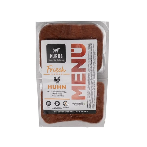 Purus Frischfleisch Menü Huhn 3 Purus Frischfleisch Menü Huhn