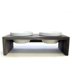 Replus Gohan Doppelnapf In Schiefer -Haustierprodukte replus gohan doppelnapf schiefer1