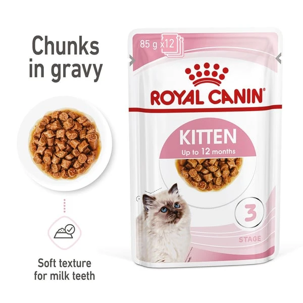 ROYAL CANIN KITTEN Nassfutter In Soße Für Kätzchen 3 ROYAL CANIN KITTEN Nassfutter In Soße Für Kätzchen