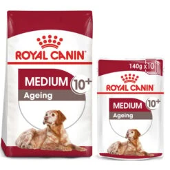 ROYAL CANIN MEDIUM Ageing 10+ 15kg + MEDIUM Ageing 10x140g -Haustierprodukte royal canin medium ageing 10 web